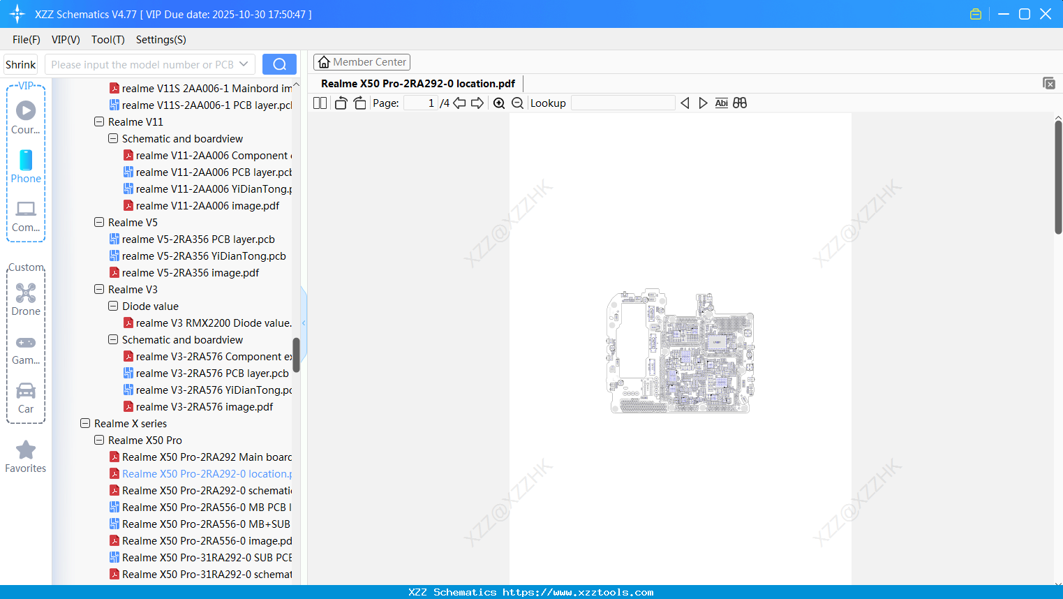 Realme X50 Pro-2RA292-0 Location